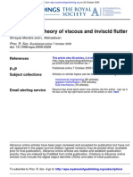 A Generalized Theory of Viscous and Inviscid Flutter: Shreyas Mandre and L. Mahadevan