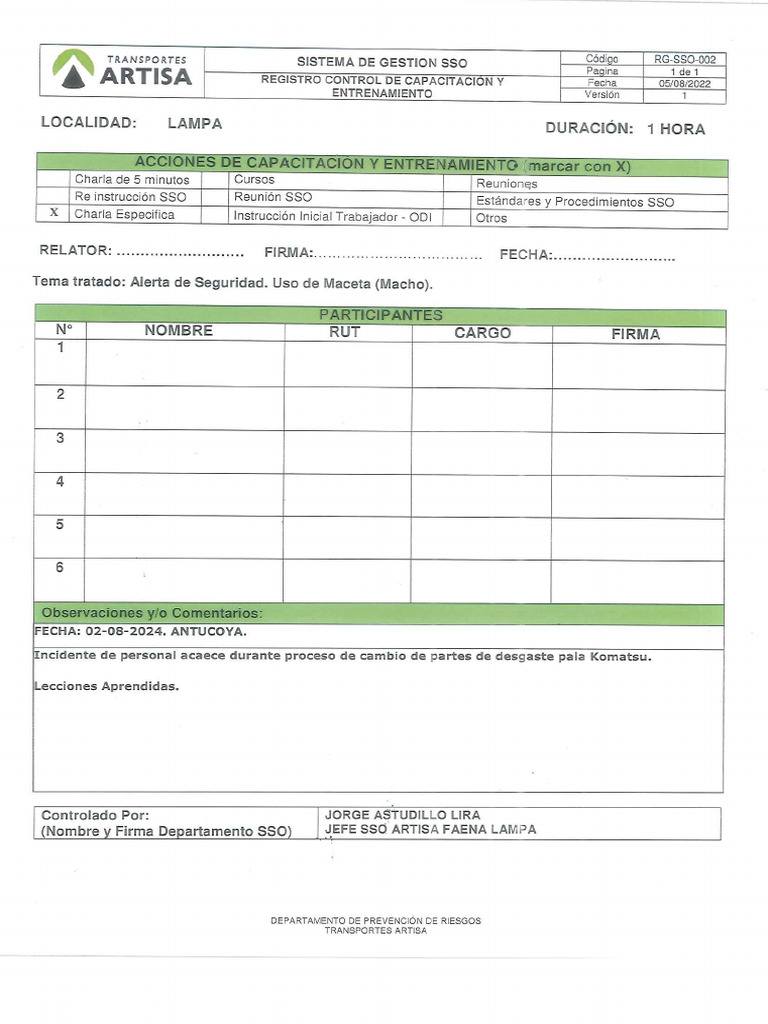 Aprendizajes AMSA AGOSTO | PDF