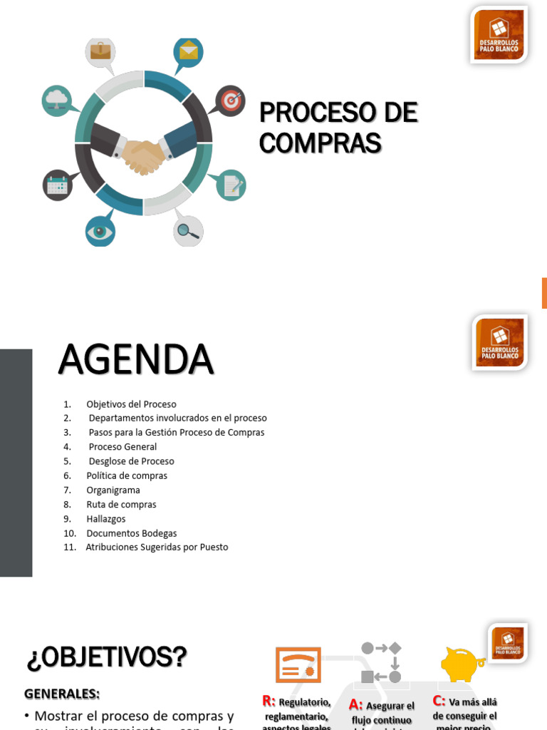 Proceso de Compras - DPB | PDF | Logística | Presupuesto
