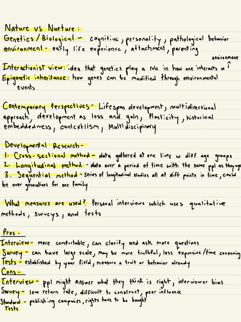 Genetics and Environment in Development | PDF | Nature Versus Nurture ...
