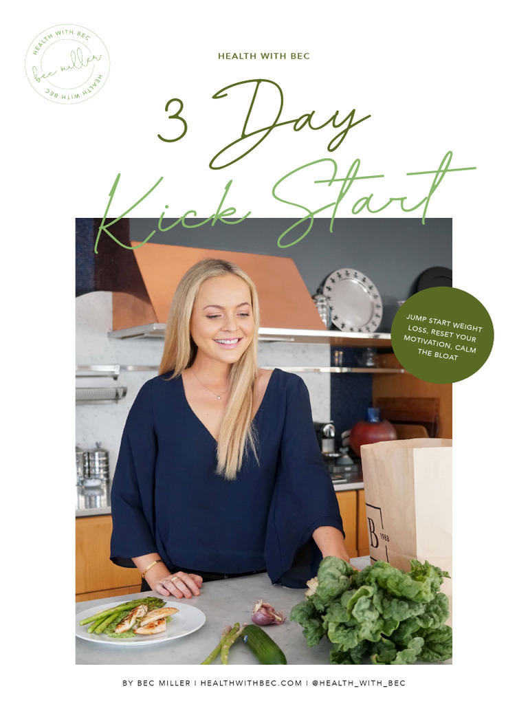 3-Day Weight Loss Kickstart Plan | PDF | Mayonnaise | Curry