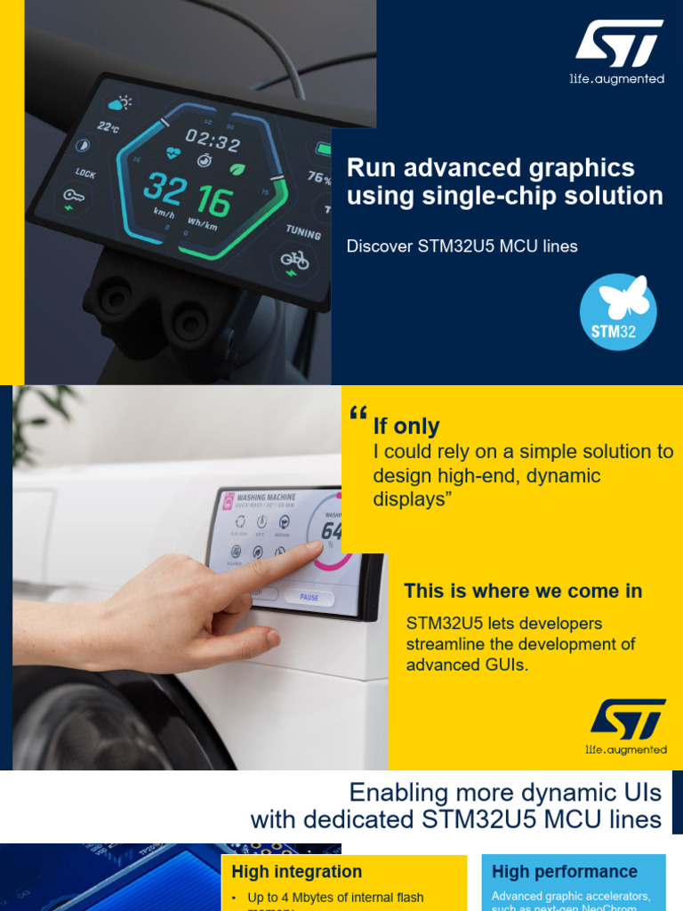 Stm32u5 Mcu Lines for Advanced Graphics 2 | PDF | Graphics Processing ...