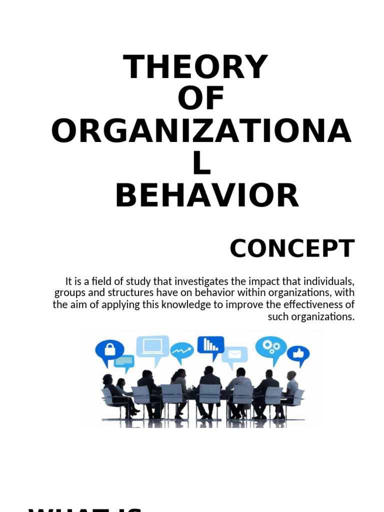Key Theories in Organizational Behavior | PDF | Science ...