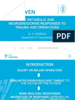 Metabolic and Neuroendocrine Response in Trauma