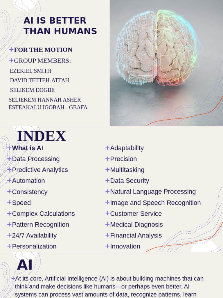 AI Advantages Over Human Intelligence | PDF | Artificial Intelligence ...