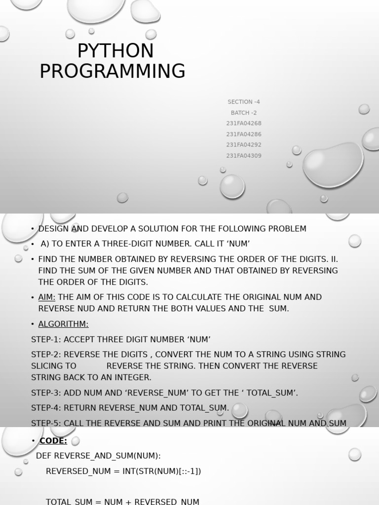 Wa0004 | PDF | Control Flow | Python (Programming Language)