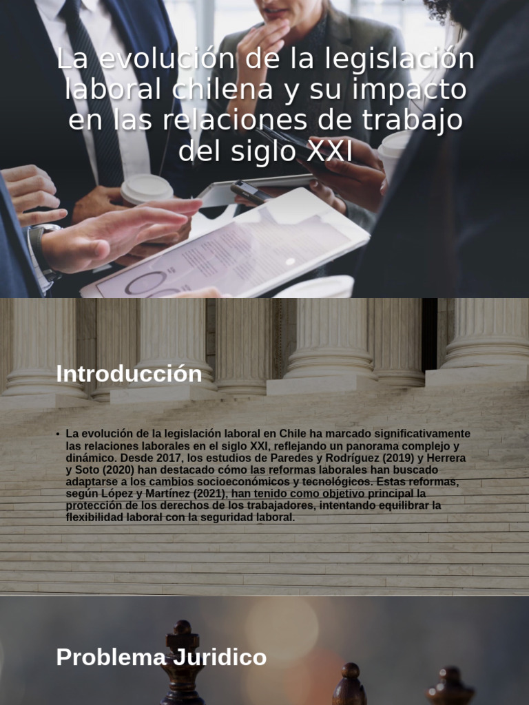 Evolución de la legislación laboral en Chile | PDF | Derecho laboral ...