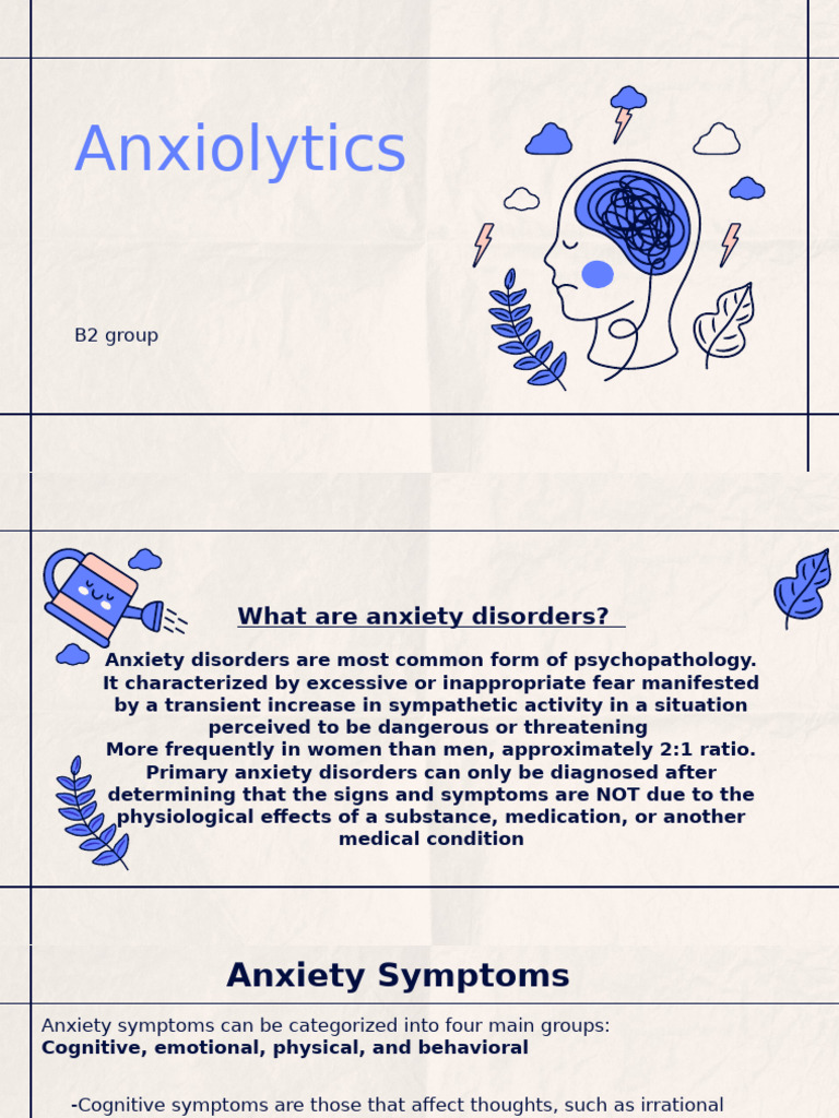 Understanding Anxiety Disorders and Treatments | PDF | Selective ...