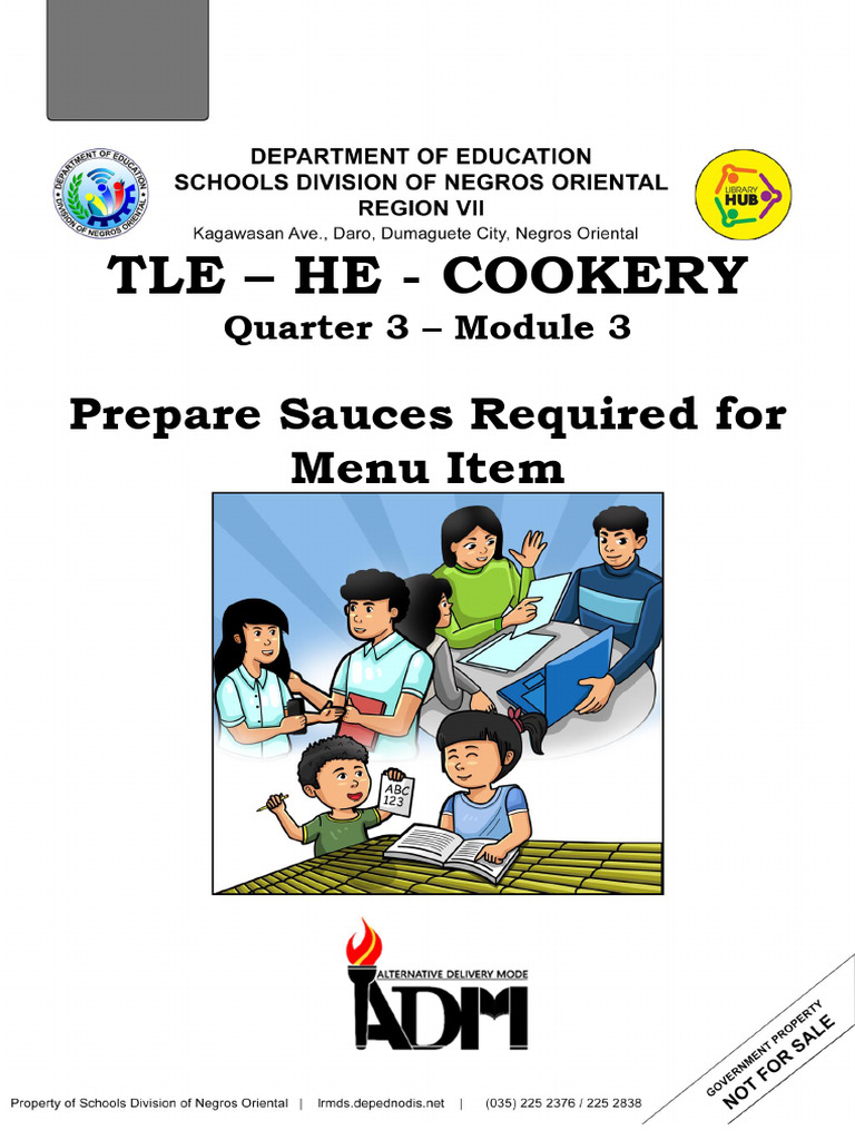 Prepare Sauces for Menu Items Guide | PDF | Sauce | Foods
