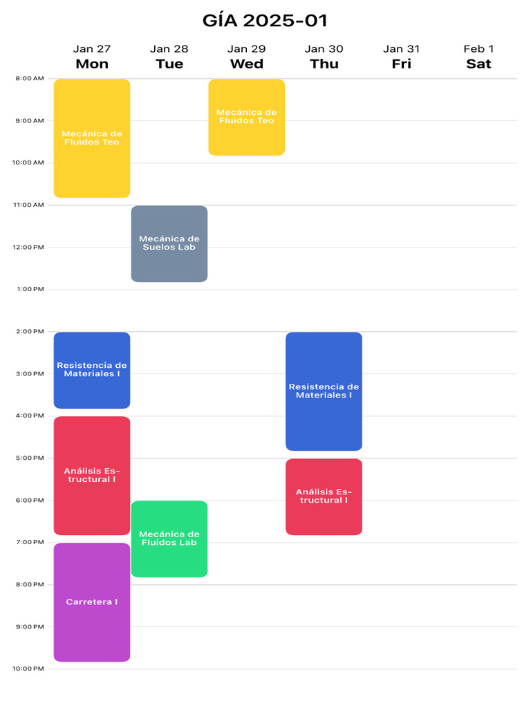 Timetable | PDF | Ingeniería mecánica