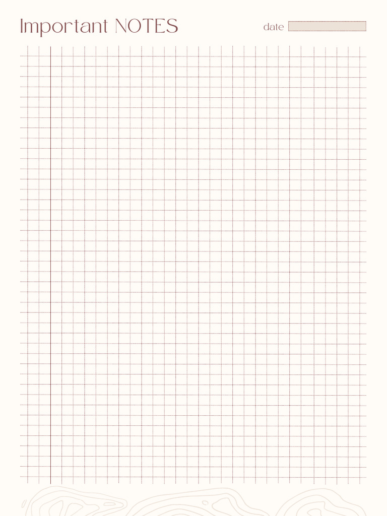 Beige Clean and Minimalist Simple Lined Paper Notes Document A4 ...