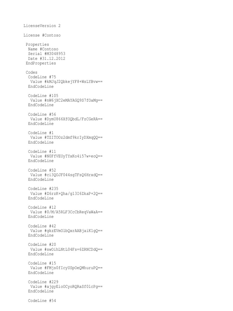 Microsoft Dynamics AX 2012 License Codes | PDF | X86 Architecture