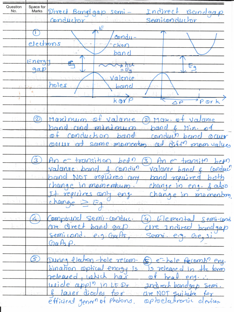 Semiconductor Physics Notes | PDF