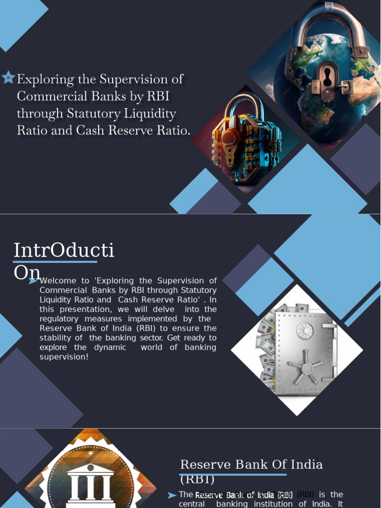 RBI's Banking Supervision: SLR & CRR | PDF | Reserve Bank Of India | Banks