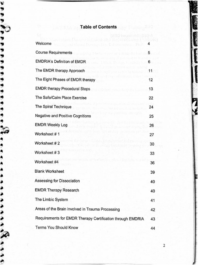 EMDR Training | PDF