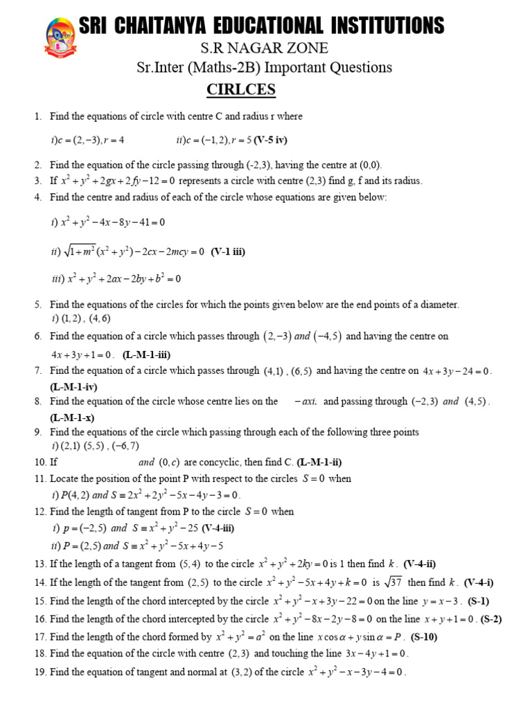 Circle Equations and Properties Guide | PDF | Ellipse | Manifold