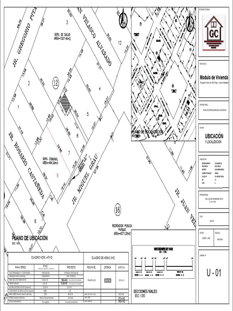 Plano Ubicacion Rosa Socorro | PDF