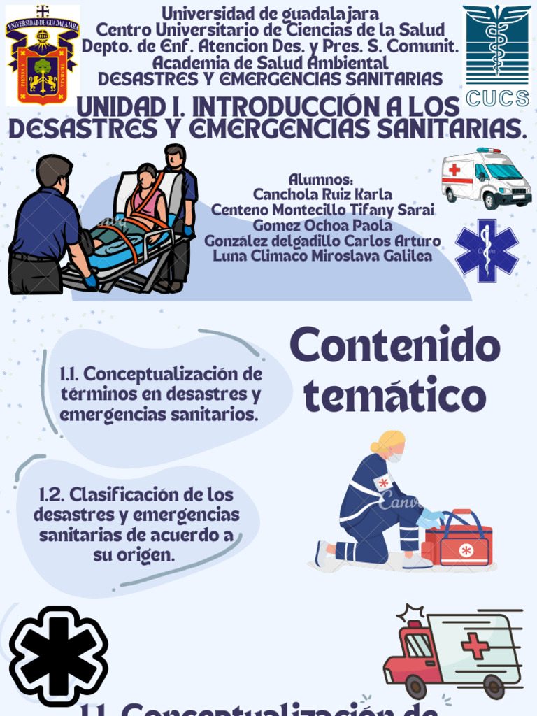 Prevención y Manejo de Desastres Sanitarios | PDF | Desastres naturales ...