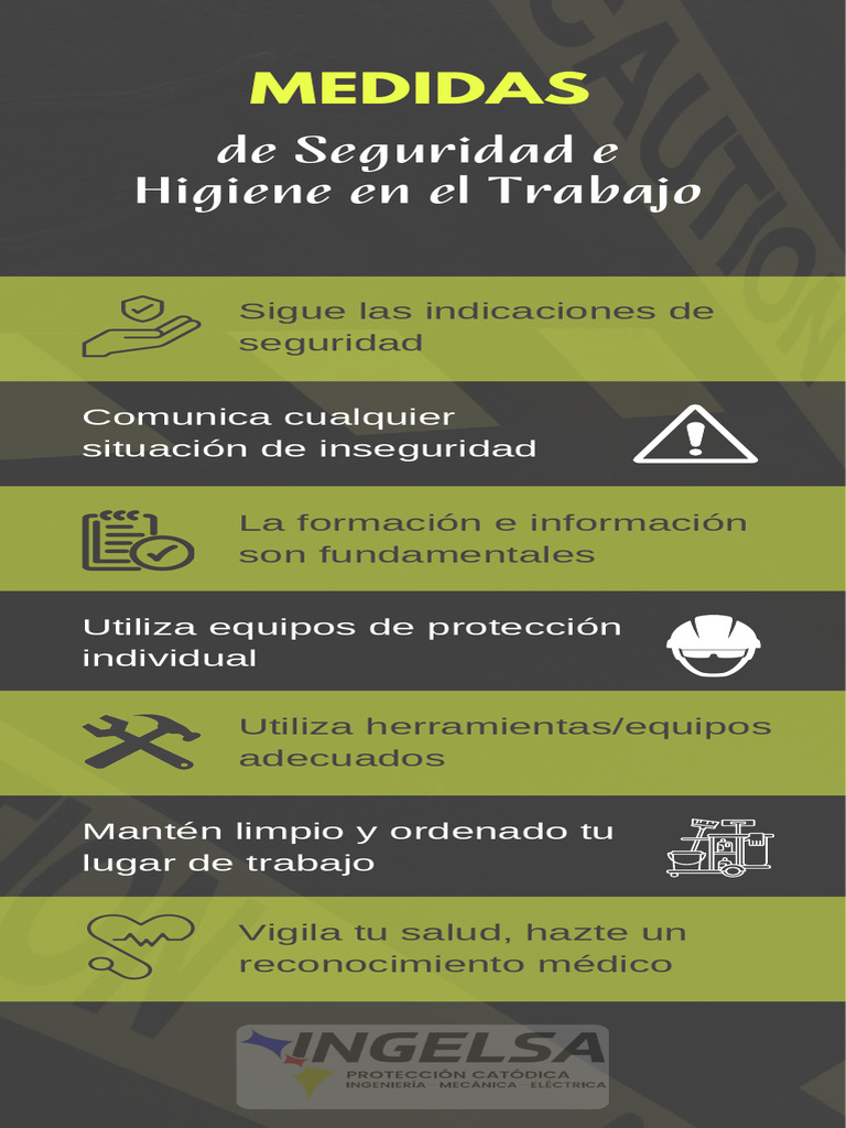Boletín Medidas de Seguridad e Higiene en El Trabajo | PDF
