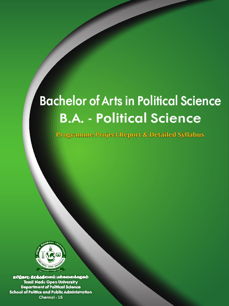B.A. Political Science Syllabus Overview | PDF | Government | Suffrage