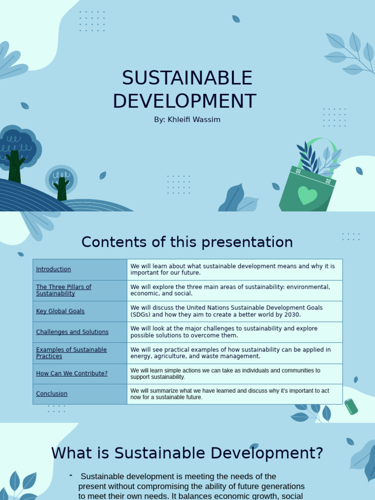 Understanding Sustainable Development | PDF | Sustainability ...