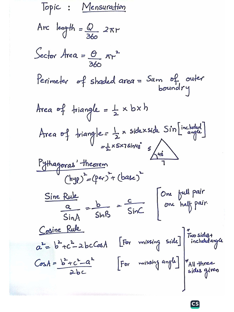 math formulas | PDF