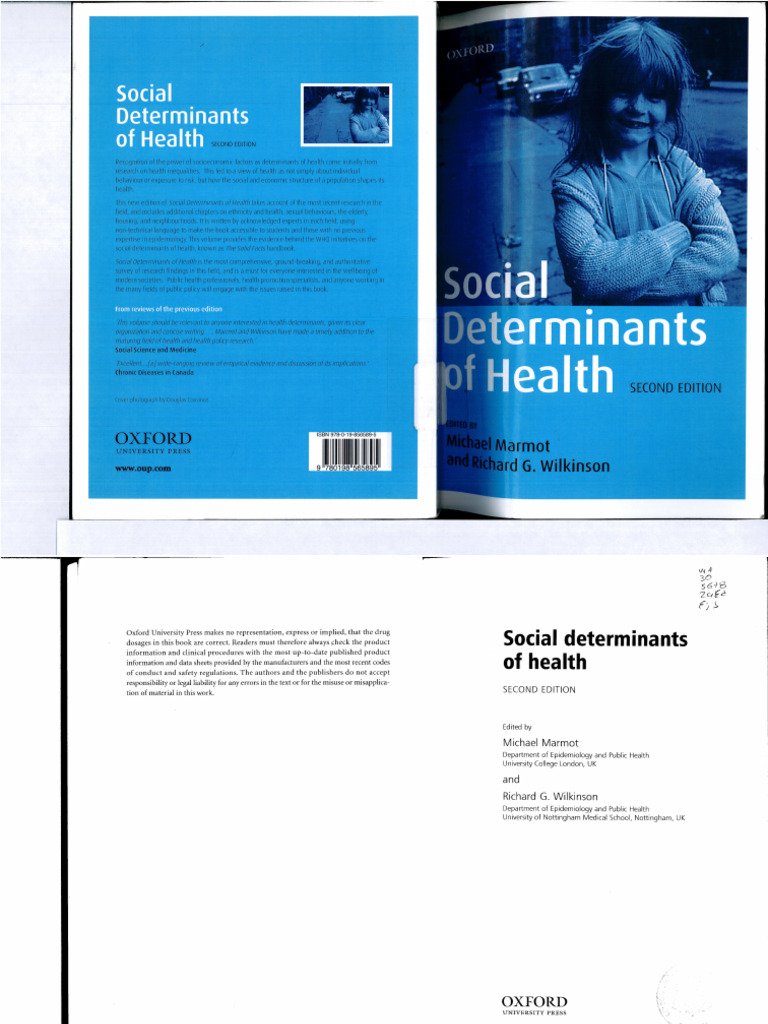 Marmot, M. (2006) .Social Determinants of Health. Introduction | PDF