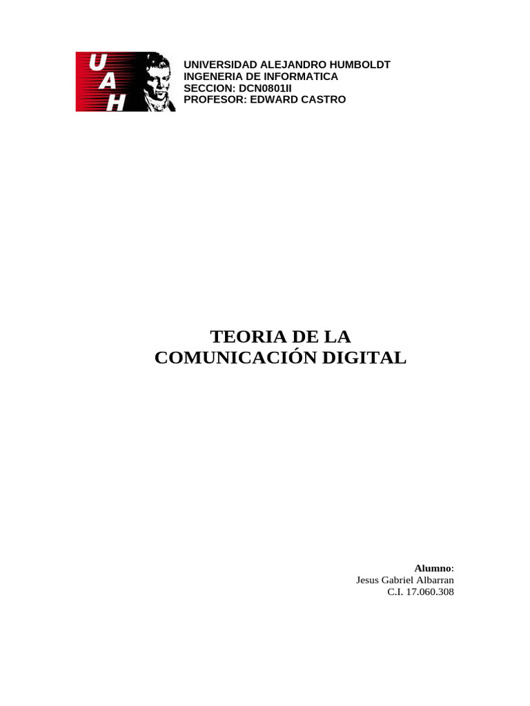 Trabajo Digitales Gabriel | PDF | Electrónica | Telecomunicaciones