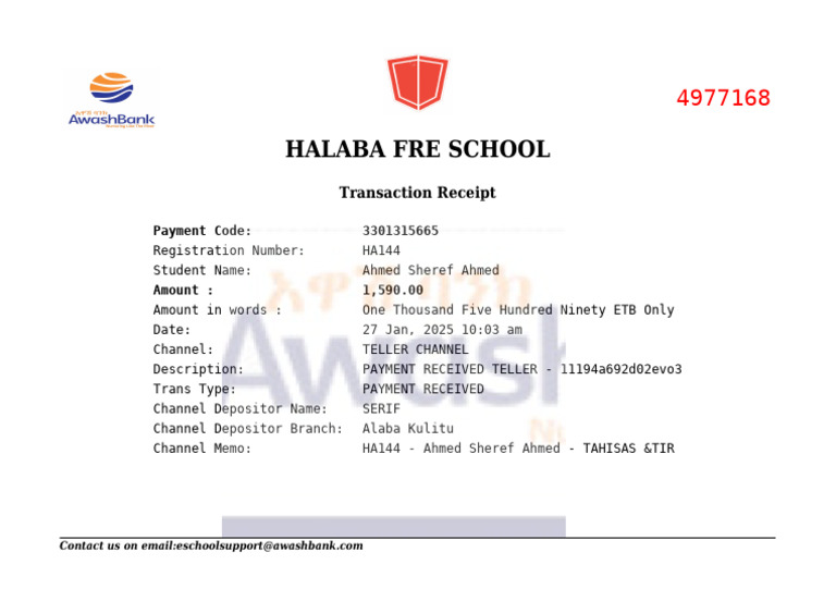 Trans - Reciept 2025 01 27 - 07 - 07 Am | PDF