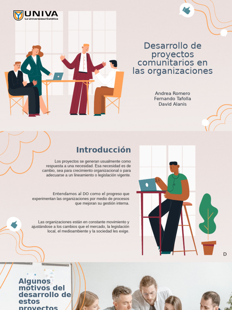 Desarrollo de Proyectos Comunitarios en Las Organizaciones | PDF ...