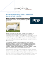 A Boa Carne Vermelha Ajuda A Preservar A Vida de Toda A Família