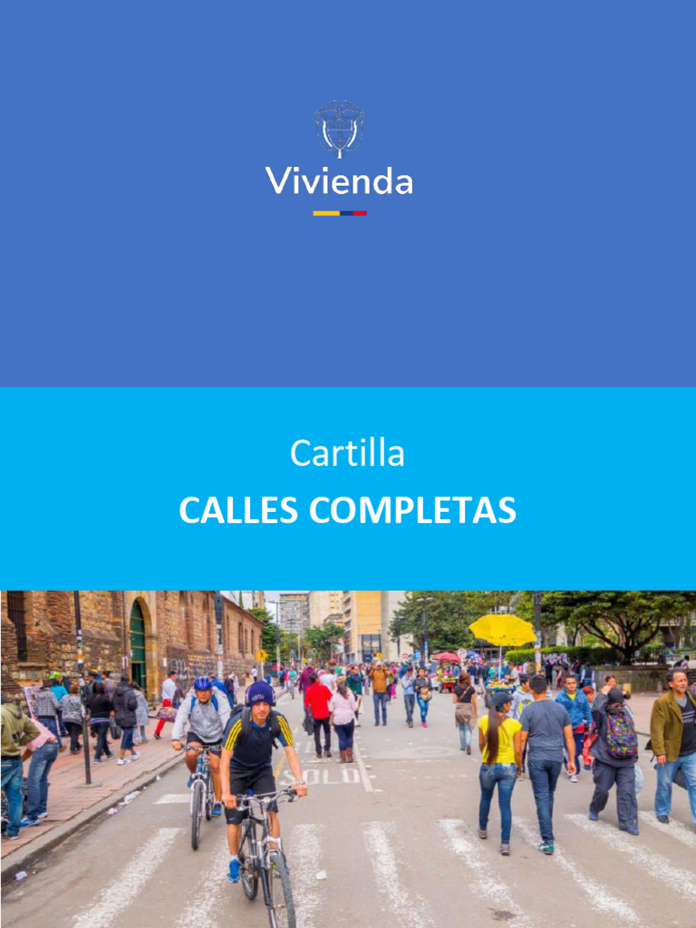 Guía para Calles Completas en Colombia | PDF | Peatonal | Calle