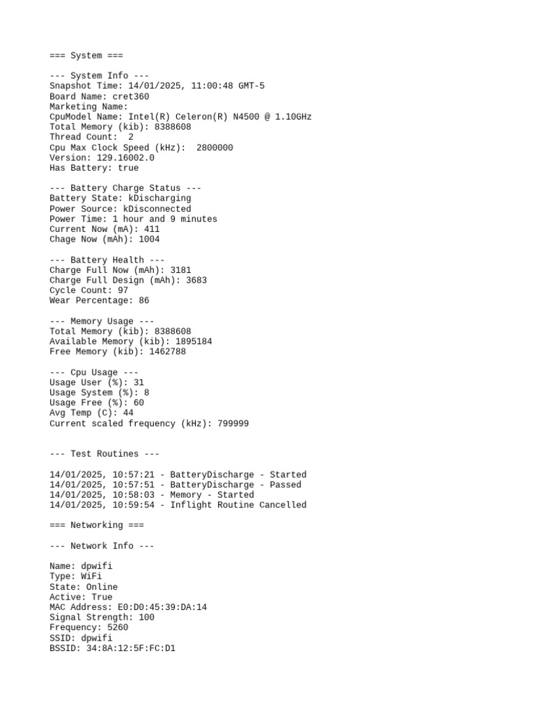 Session Log | PDF | Hertz | Computer Science