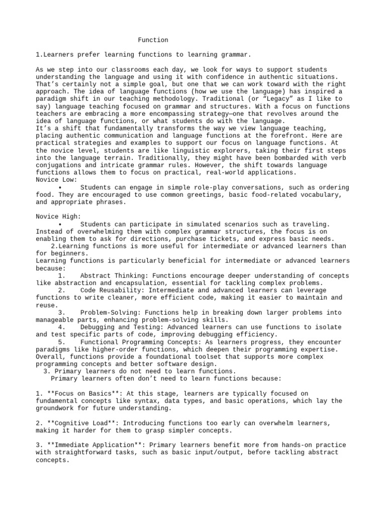 Function pdf computer programming learning