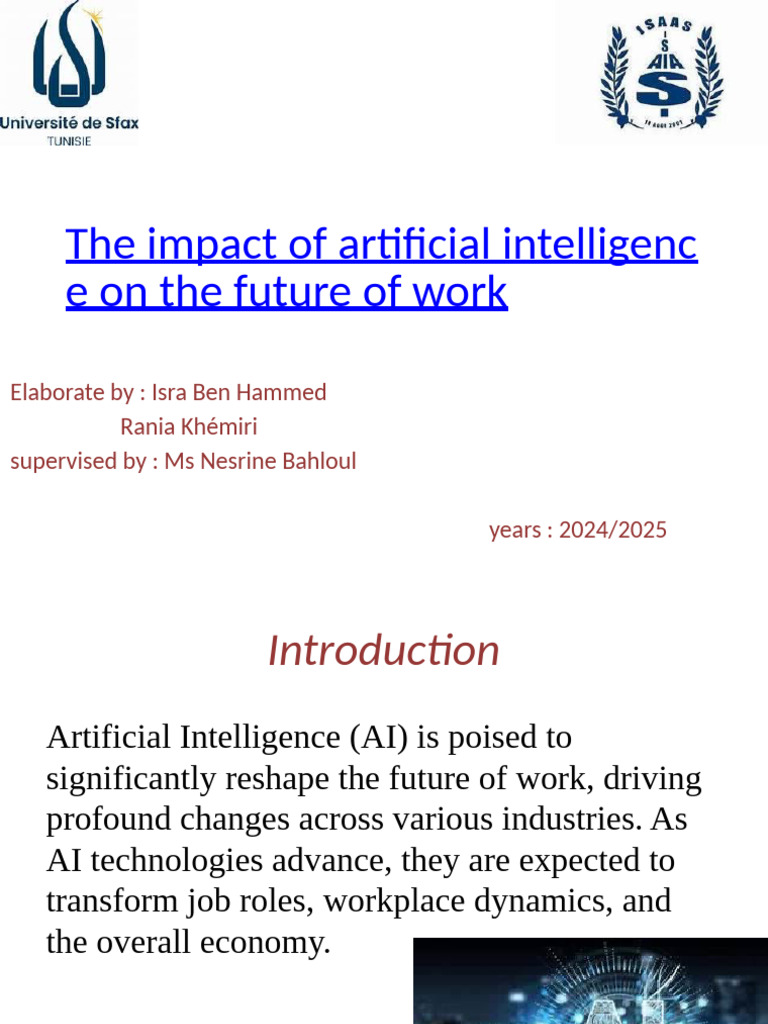 The Impact of Artificial Intelligence On The Future | PDF | Artificial ...