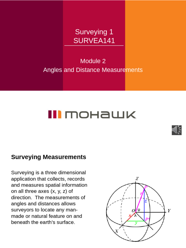 Surveying Angles and Distance Basics | PDF | Angle | Slope