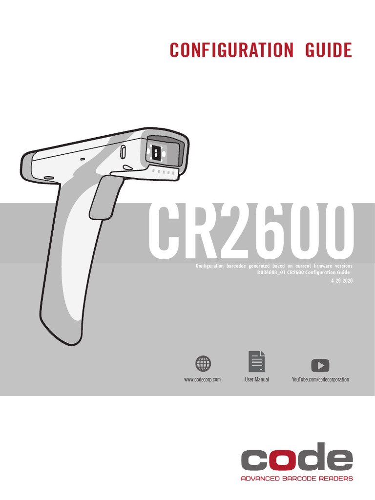 CR2600 Configuration Guide Overview | PDF | Bluetooth | Computer Keyboard