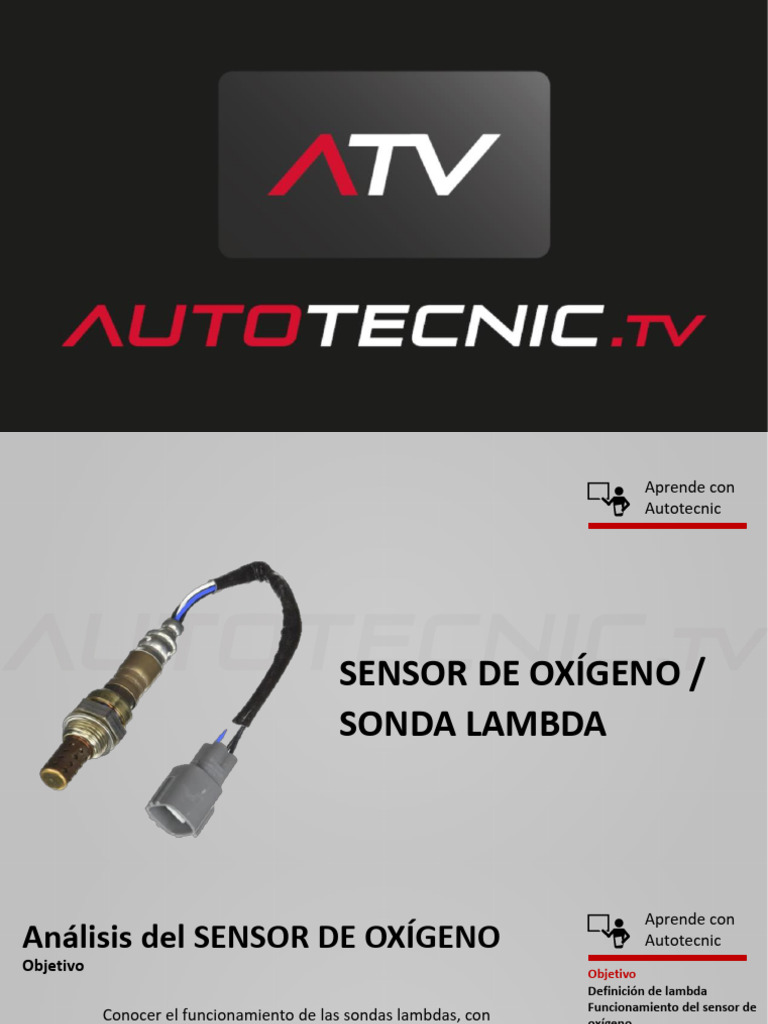 Funcionamiento y Tipos de Sensores Lambda | PDF | Motores | Gases ...