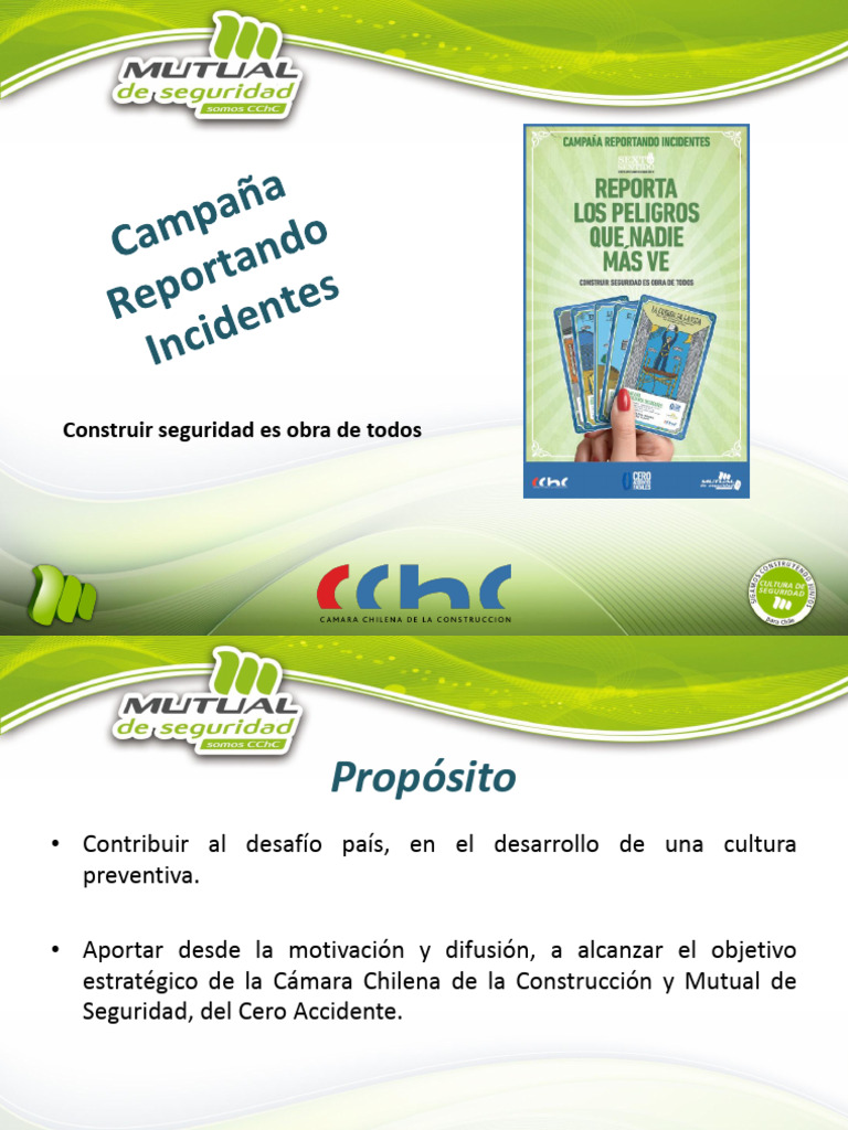 Campaña de Reporte de Incidentes | PDF