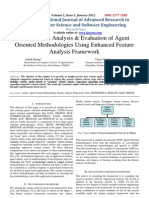 Comparative Analysis & Evaluation of Agent Oriented Methodologies Using Enhanced Feature Analysis Framework