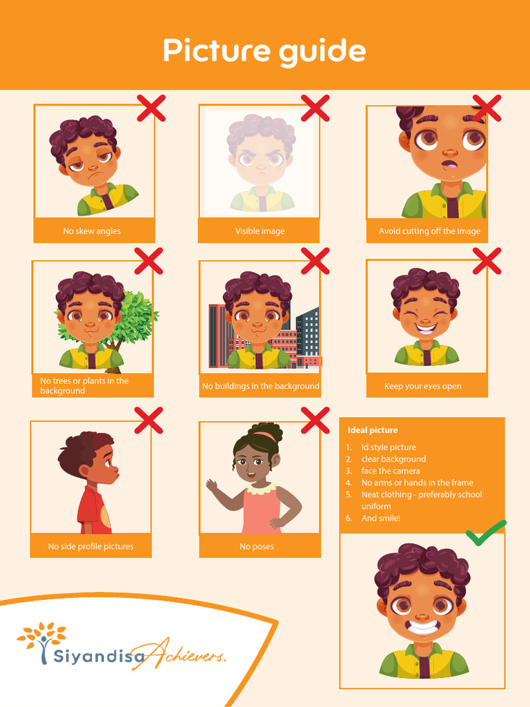 Ideal Photo Guidelines for School Uniforms | PDF