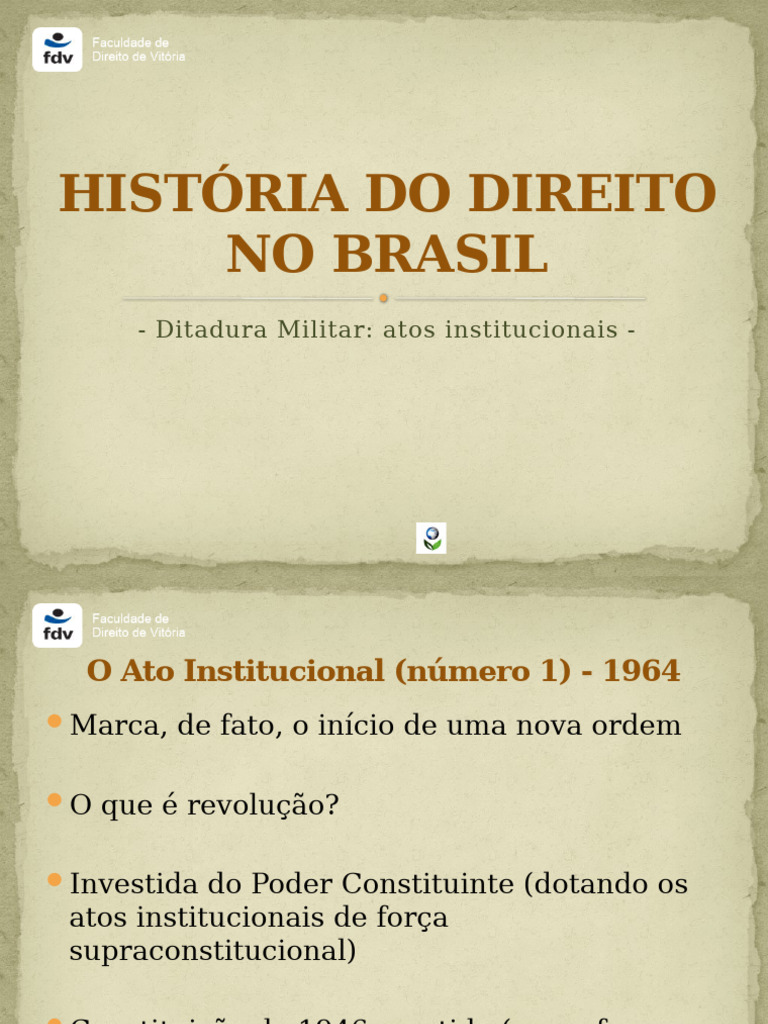 Ato Institucional nº 2: Resumo e Impactos | PDF | Ciência Política ...