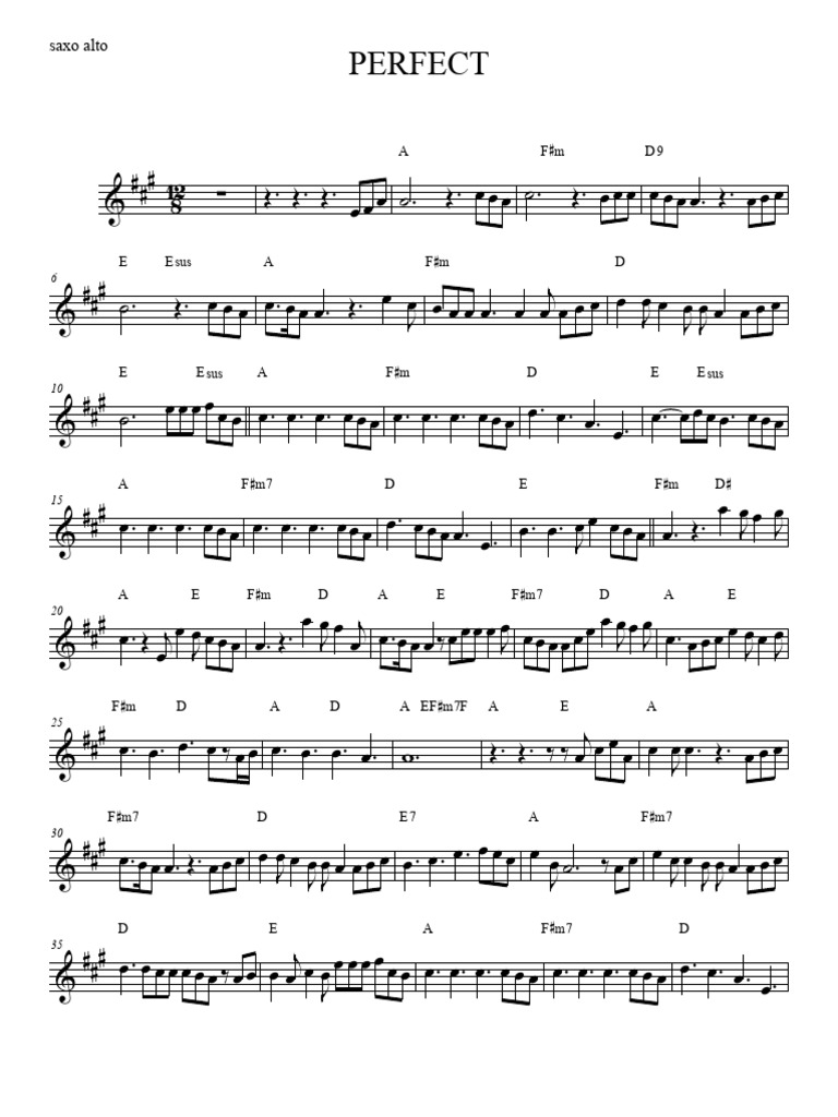 Perfect - Score | PDF