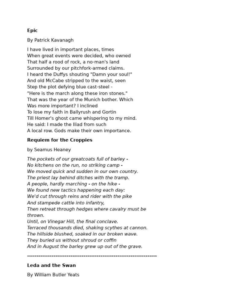 War Poetry: Themes of Conflict and Loss | PDF