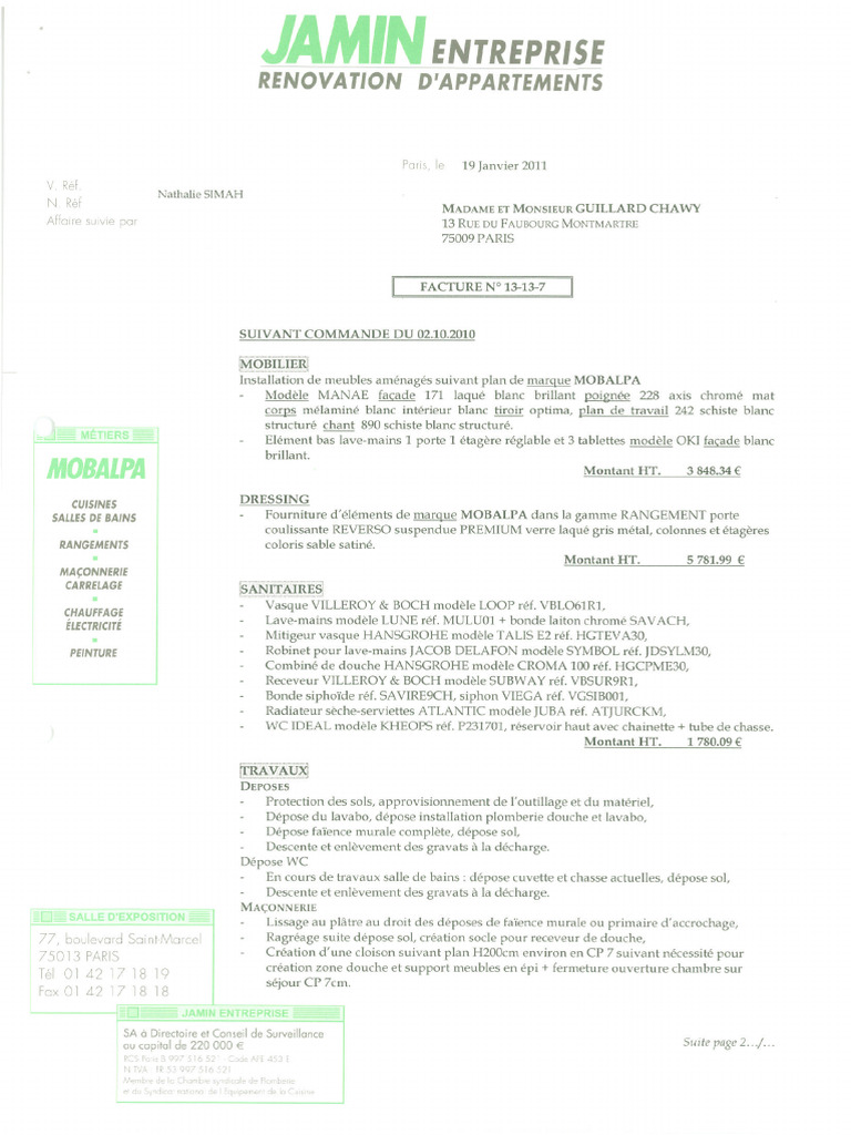 Facture | PDF