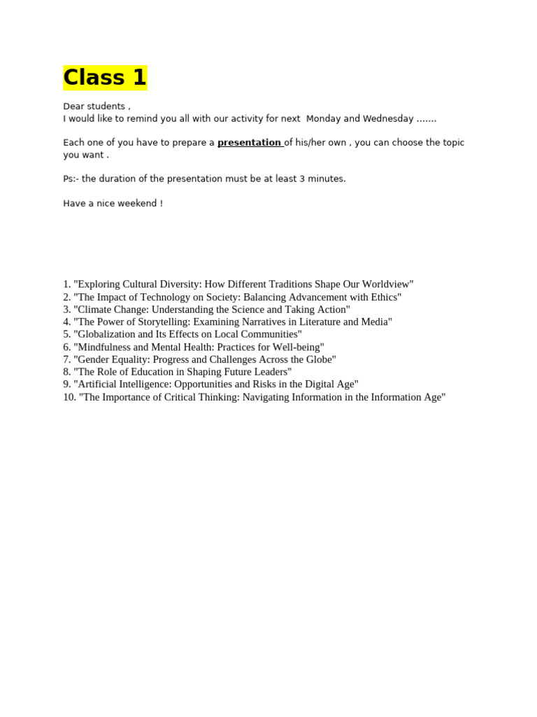 Qu, Clasess | PDF