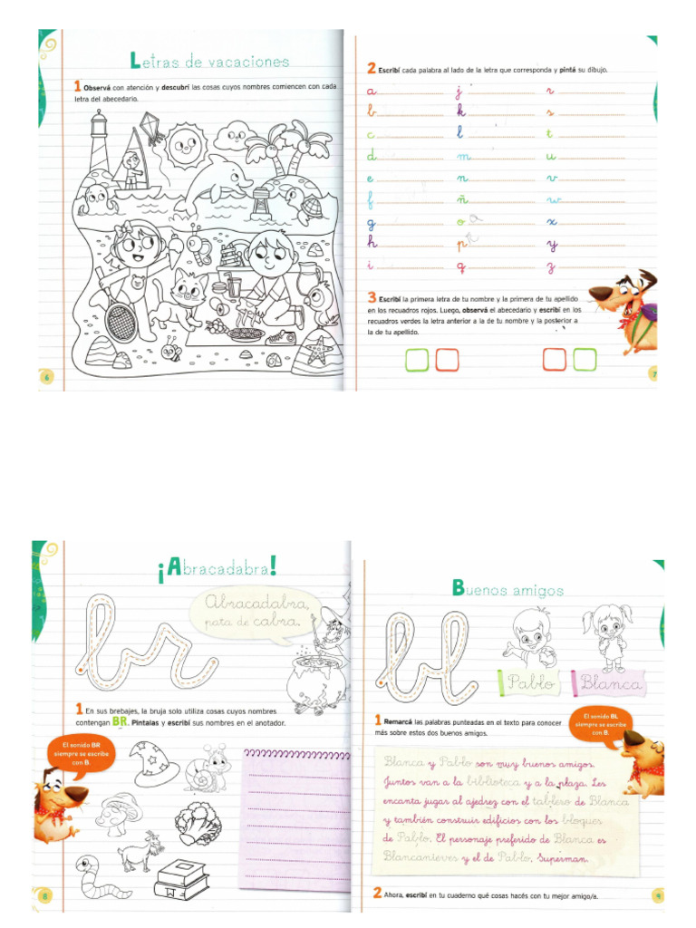 Cuadernillo Cursiva - 2° y 3° | PDF
