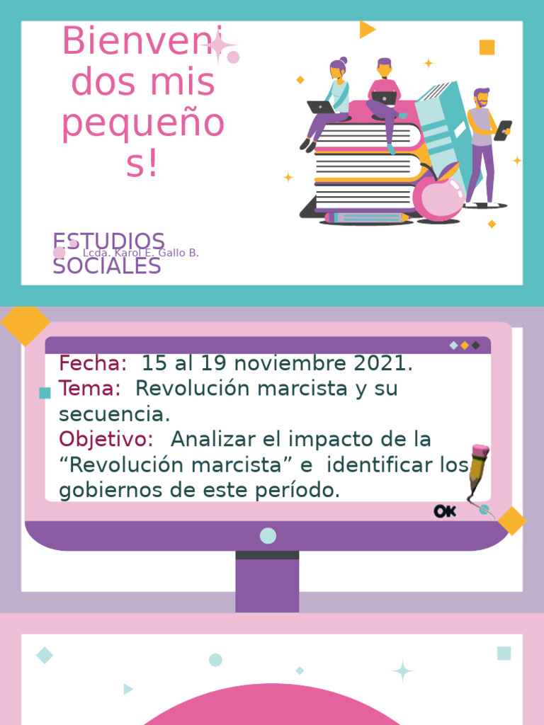 Semana 1 - 2P - EESS - Revolución Marcista - 6tos AB | PDF | Ecuador