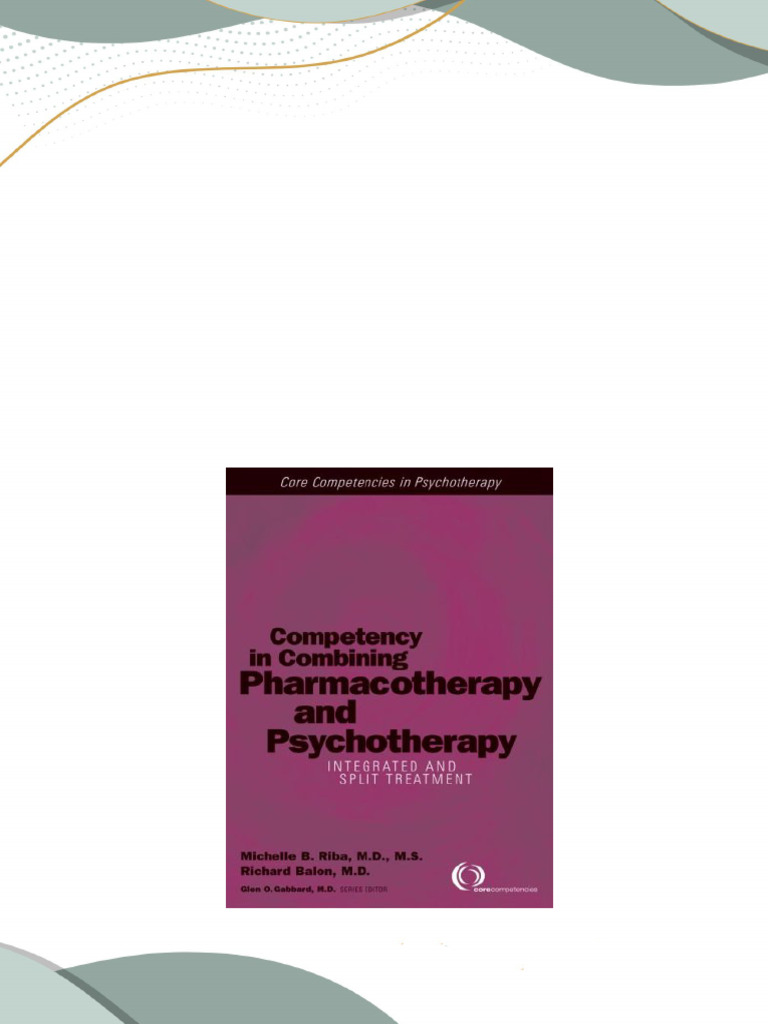 Instant access to ebook competency in combining pharmacotherapy and