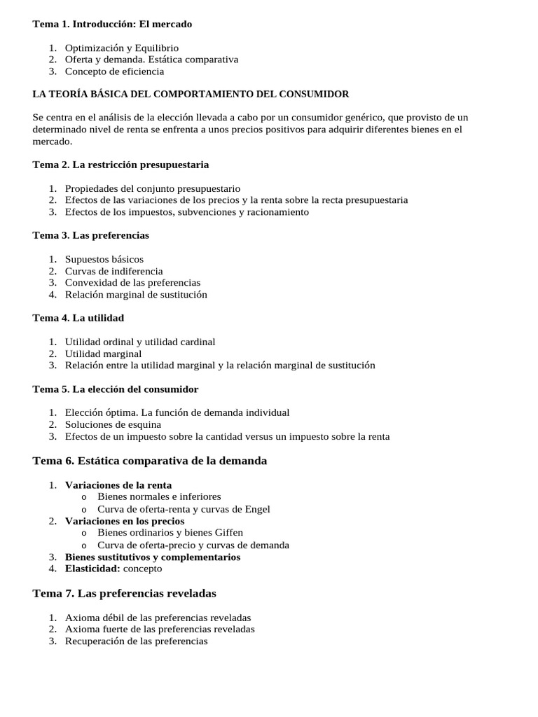 Comportamiento del Consumidor y Mercado | PDF | Curva de demanda ...